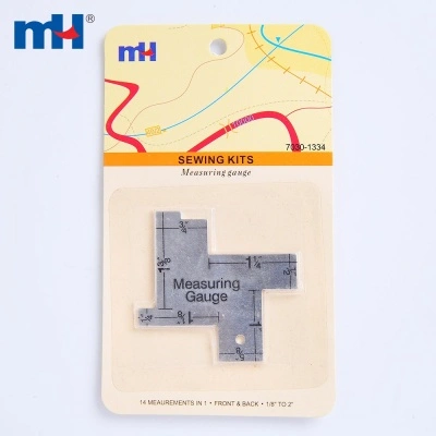 Metal Sewing & Quilting Measuring Gauge