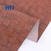 Cuir PVC soutenu avec tissu à tricoter en filament