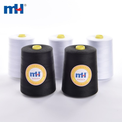 Hilo de coser de poliéster blanco TKT120