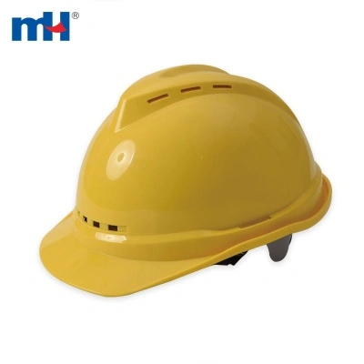 Casco de seguridad ventilado con canalón de lluvia