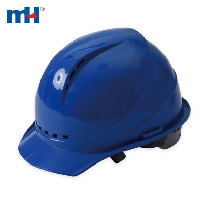 Casco de seguridad ventilado con canalón de lluvia