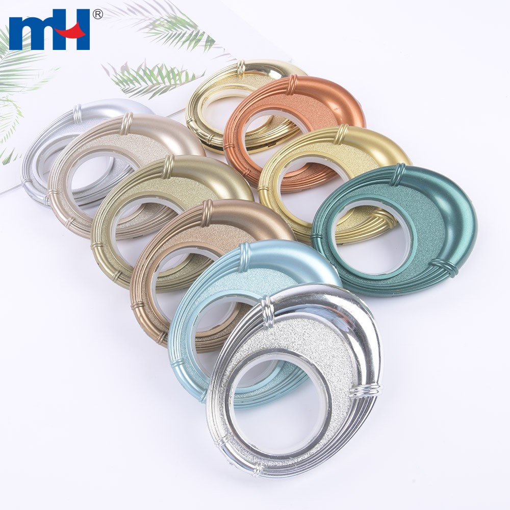 Set of 40 curtain eyelet rings with washer and 4 meter eyelet tape with  holes.curtain rings /holder/Eyelet tape