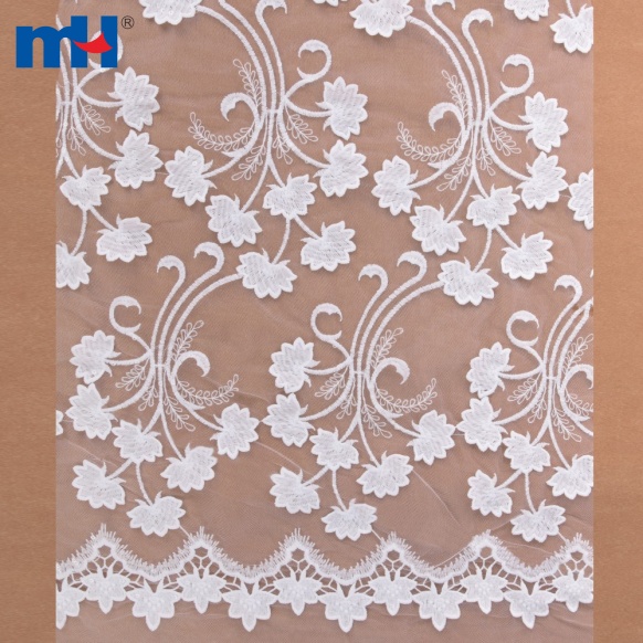 CY202202-Mesh Embroidered Lace Fabric