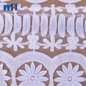 CY202204-Mesh Embroidered Lace Fabric