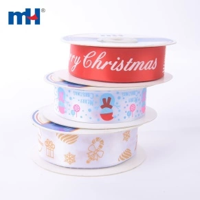 Printed Christmas Satin Ribbons