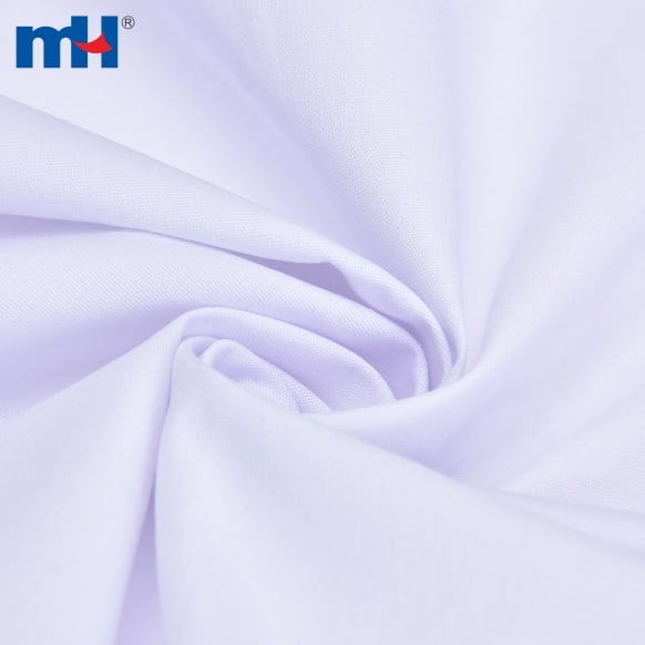 Tissu en popeline de coton polyester