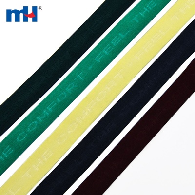 Custom Logo Jacquard Elastic Tape