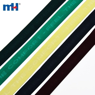 Custom Logo Jacquard Elastic Tape