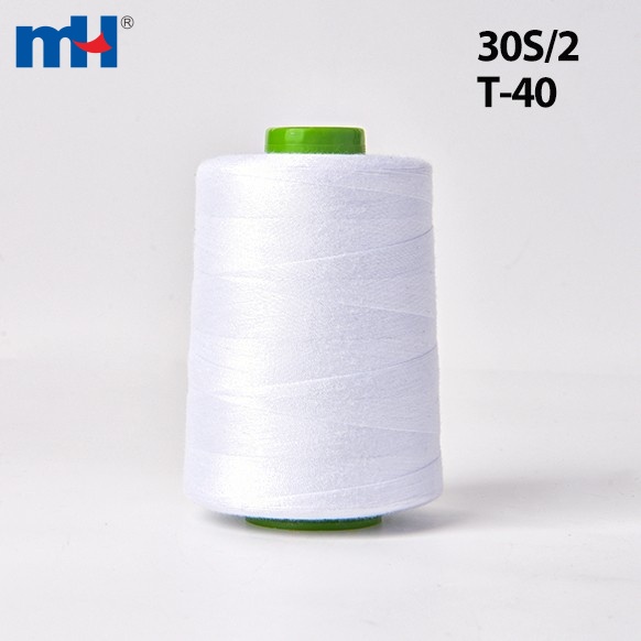 Fil à coudre en polyester 30S/2 6000yds