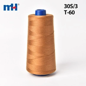 30S/3 T-60 100% Polyester Sewing Thread