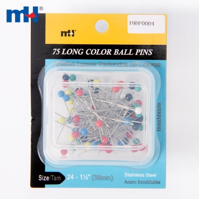 75 Long Color Ball Head Pins