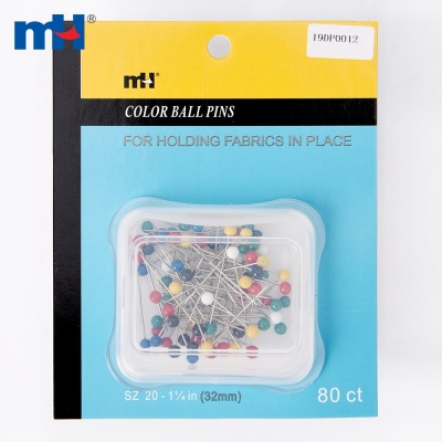 80 Color Ball Sewing Pins