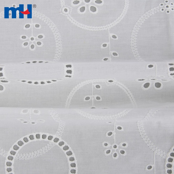 M025368-Tela de encaje bordado de algodón