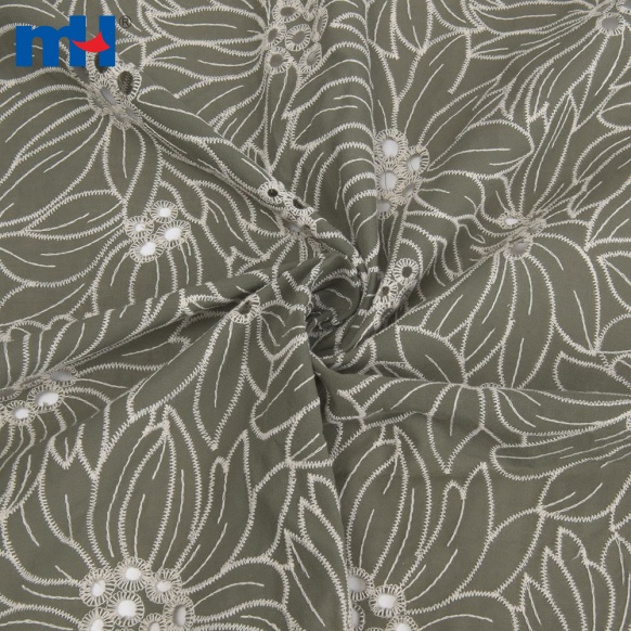 M025438-Cotton Embroidery Lace Fabric