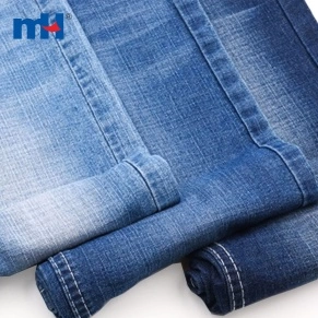 Tissu de jean en coton poly viscose spandex denim