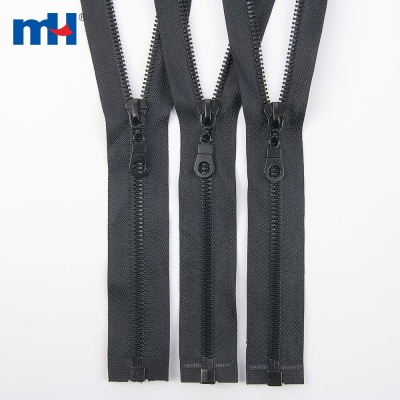 No.5 Resin Zipper with Pipa Puller