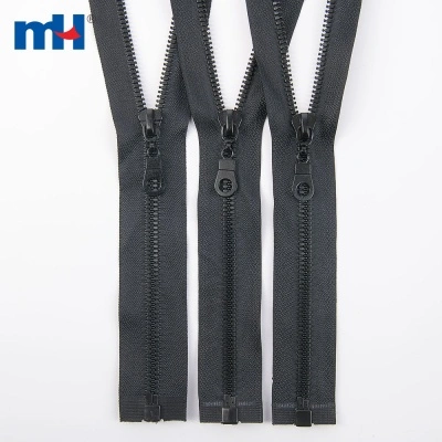 No.5 Resin Zipper with Pipa Puller