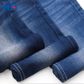 Tissu de jean en coton polyester viscose denim