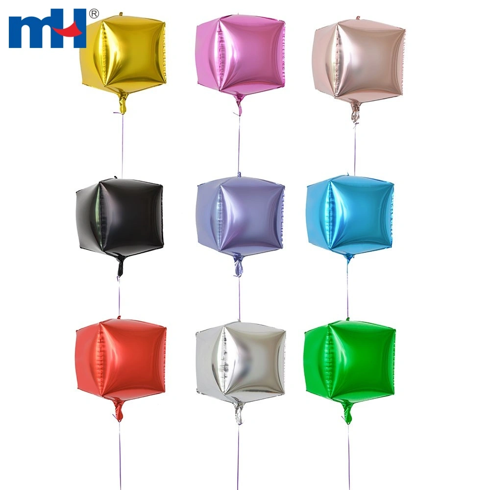 4D Folyo Balonlar küp şekli