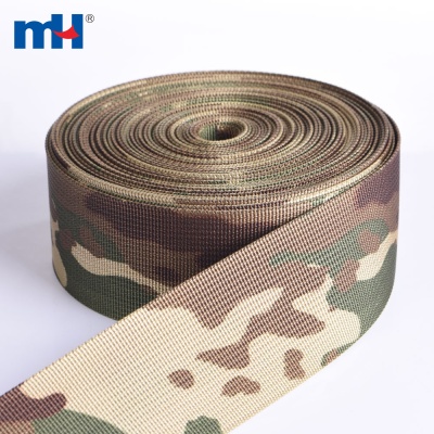 Camouflage Print Nylon Webbing