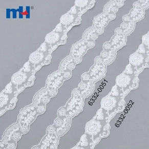 Organza Lace with Floral Patterns