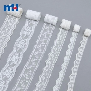 Scalloped Design Organza Lace