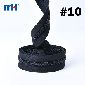 10 Nylon Zipper Long Chain in Rolls