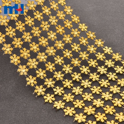 8 Rows Diamond Mesh Ribbon