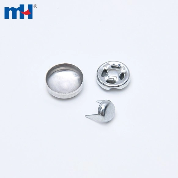 Aluminum Ball Fabric Covered Button Baseball Cap Top Button With Washer