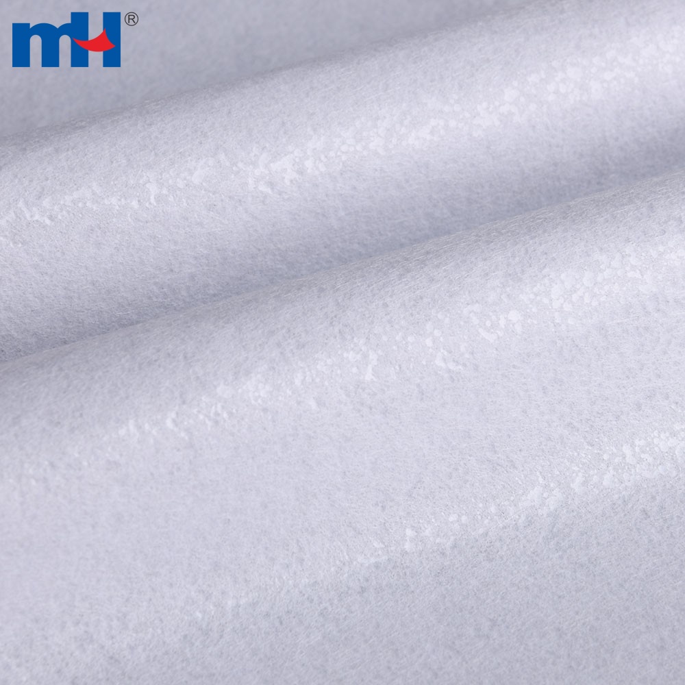 Tissu Thermocollant (entoilage) Non-tissé 50g - Blanc, Pour Renforcer Couture, Broderie, Cols