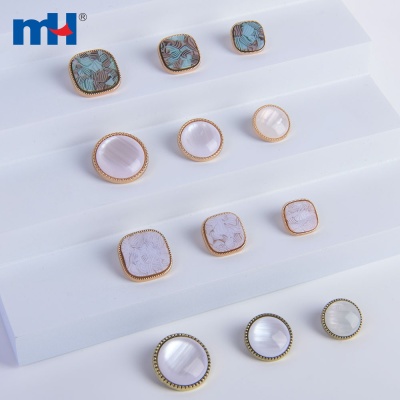 Metal Pearl Buttons