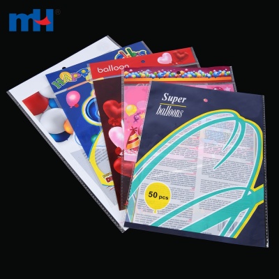 OPP Self Sealing Resealable Balloon Bag