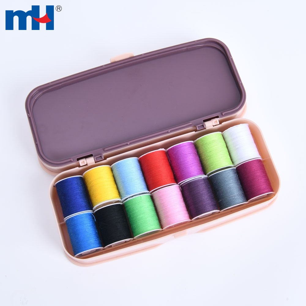 kit de costura para hilo de aguja maquina estuche coser accesorios agujas  hilos