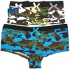 Camo Cotton High Rise Thong