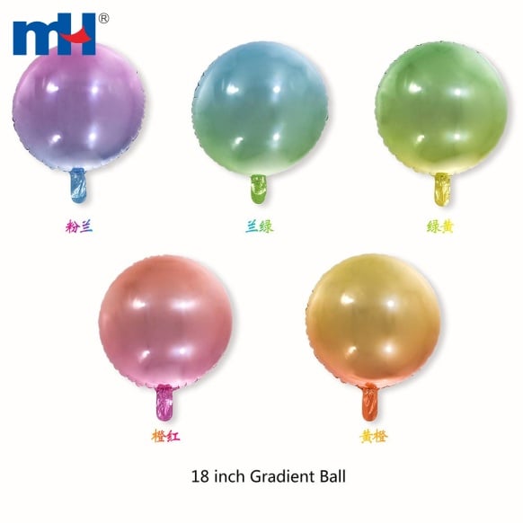 18 inch Gradient round ball