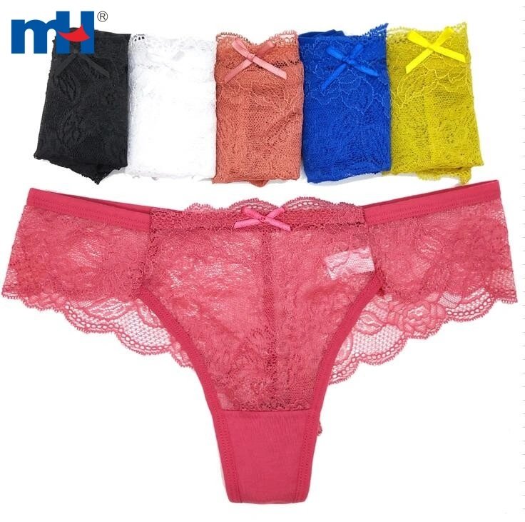 Culotte En Dentelle Sans Couture - Soie Douce Satin - Taille R - Neuf Avec étiquettes