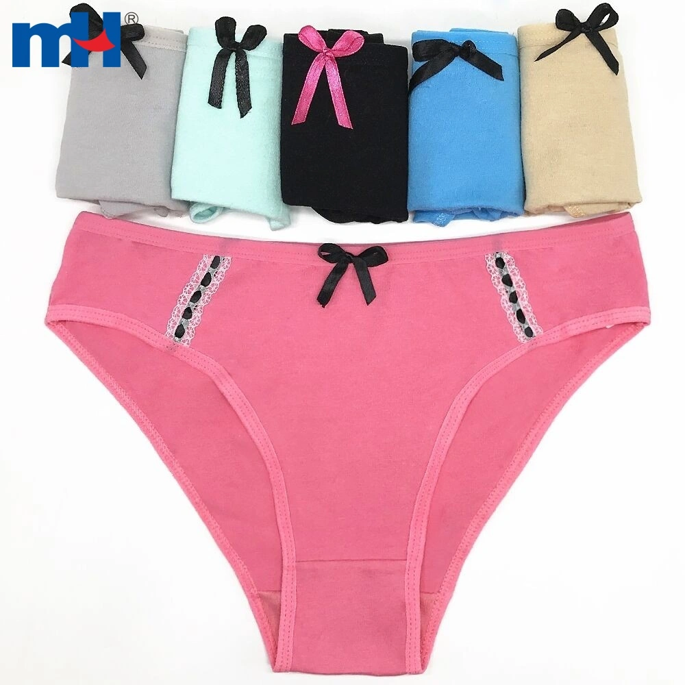 M/L/XL Women's Cotton Mid Low Rise Full Briefs Smooth and Breathable