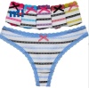 Cotton Low Rise High Leg Thong