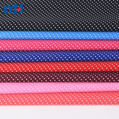 Polycotton Polka Dot Fabric