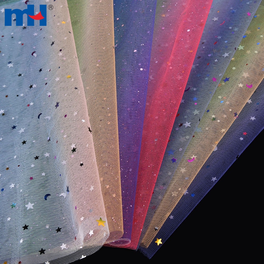  59in Width Rainbow Tulle Fabric with Star-Mesh Tulle Fabric for  Sewing Mesh Tulle Maxi Skirt Dress-Soft Tulle Mesh Fabric for Craft-Soft  Tulle Mesh Fabric for Sewing Dress Clothes-Tulle Mesh Fabric