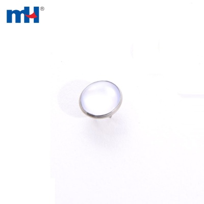 12mm Pearl Face Snap Ring Button