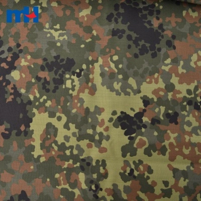 Camouflage Print Nylon 66 Cordura Ripstop Fabric