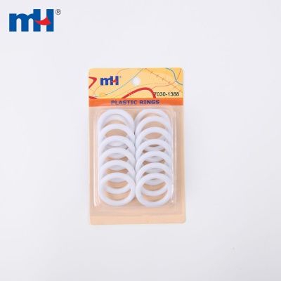 Anneaux en plastique en forme de O