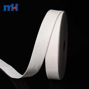 25mm banda de costura de punto blanco