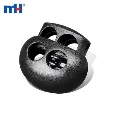 Double Holes Electroplated Plastic Stopper