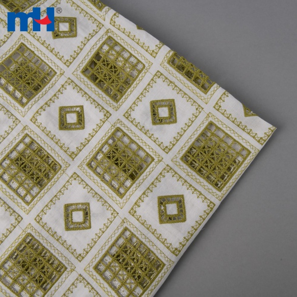 MJ10734C-Laser Cut Embroidery Fabric