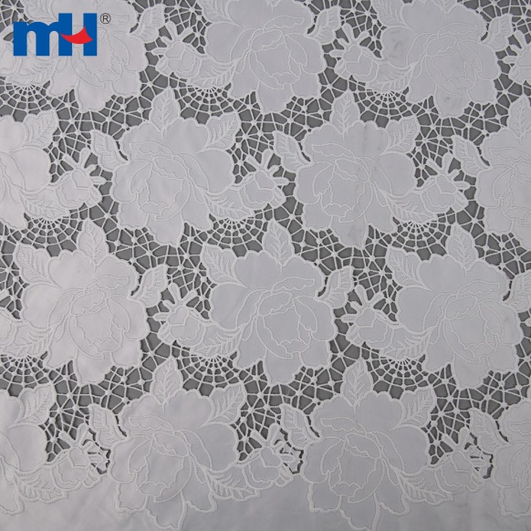 MJ10277-Laser Embroidery Lace Fabric Manufacturer