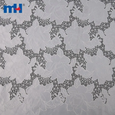 Laser Cutted Embroidery Lace Fabric