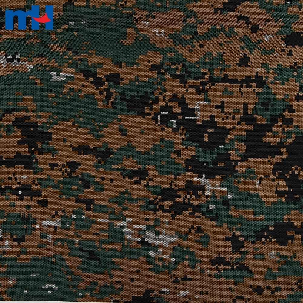 Nylon 6 Waterproof W/R Camouflage Oxford Fabric for Rwanda Army