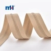 #3 Fermeture à Glissière en Nylon Longue Chaîne Beige